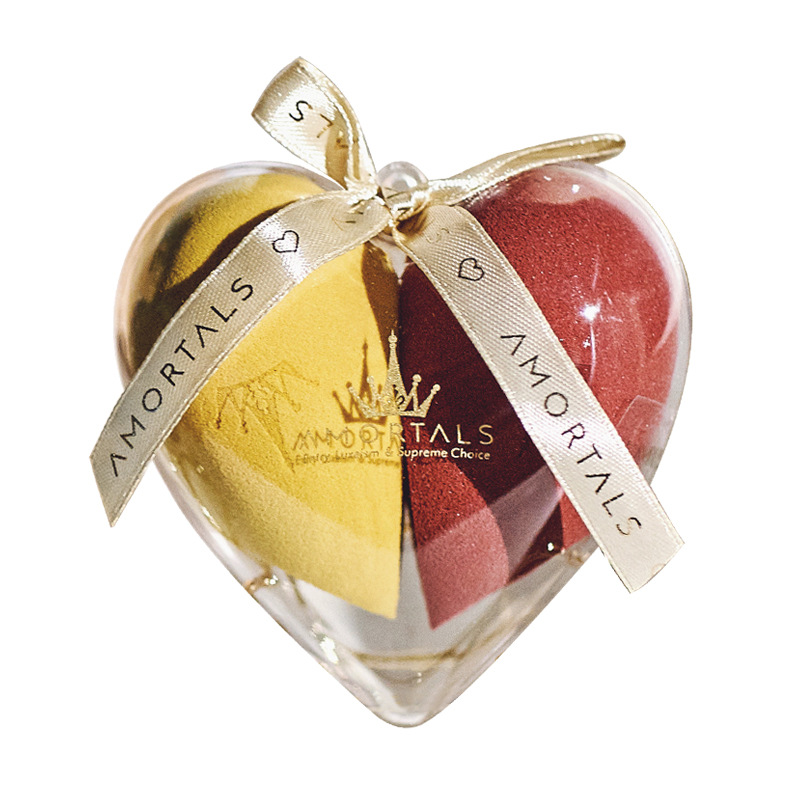 Ermu Grape Heart Pleasant Beauty Makeup Egg Soft Don't Eat Powder Gourd Powder Puff Sponge Makeup Egg Makeup Tool Makeup