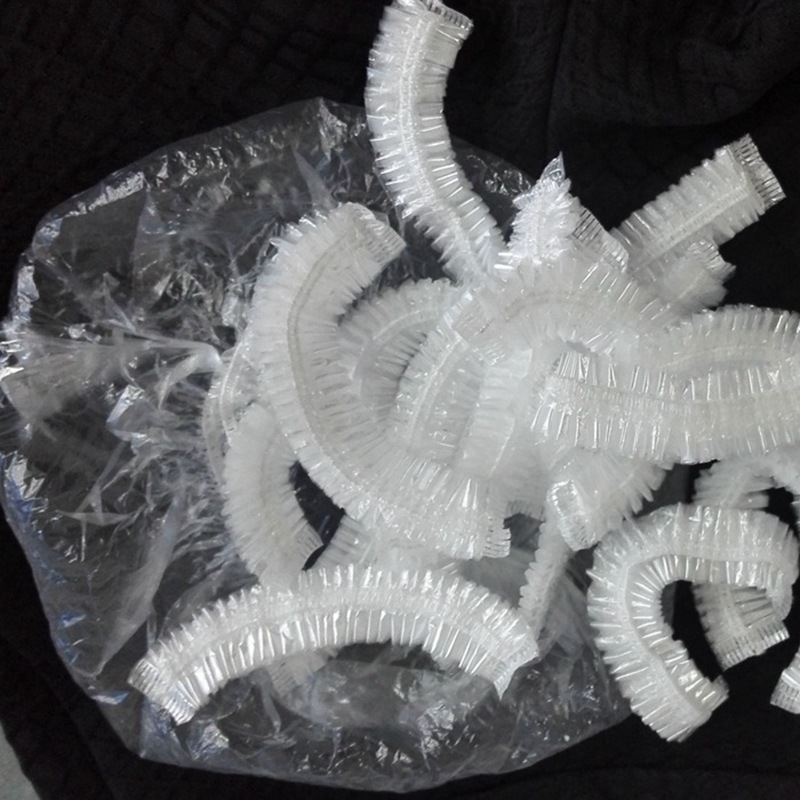 Thickened disposable shower cap hair dye cap shower cap Hotel hotel shower cap isolation cap dust cap