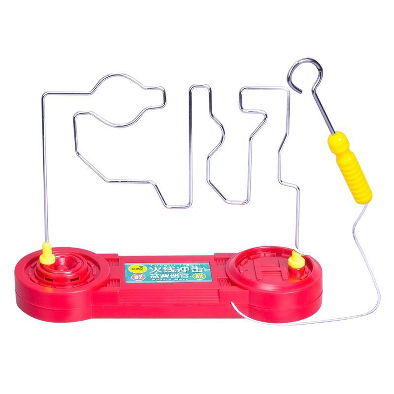 Children's electric touch maze toy concentration training to maintain balance fire line impact maze game a generation of hair