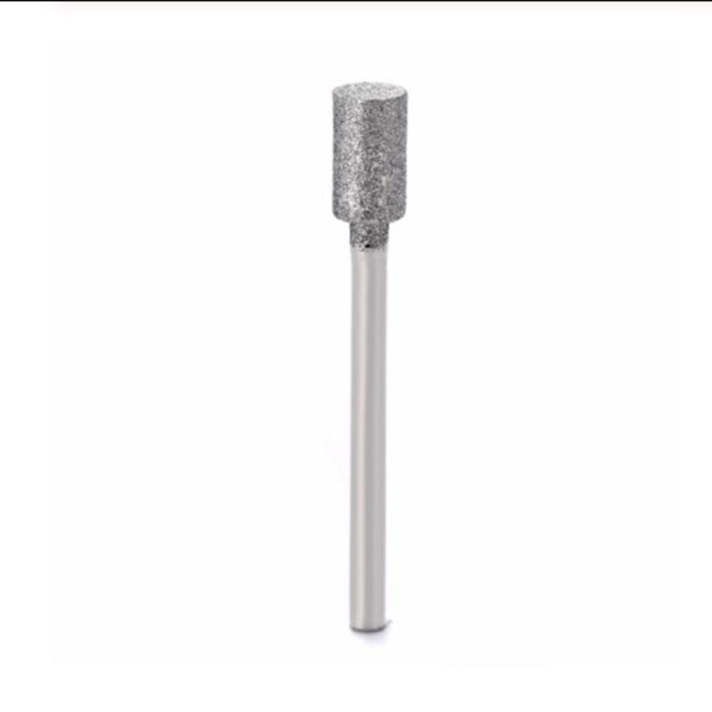 Emery stone grinding head cylindrical 3mm handle fine sand diamond alloy grinding Rod Jade jade carving grinding tool
