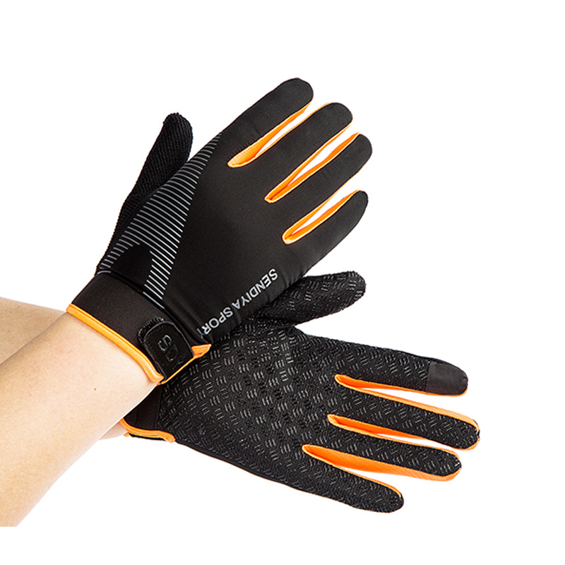 Summer Riding Gloves All Men and Women Thin Breathable Touch Screen Outdoor Sports Mountaineering Fitness Mountain Ice Silk Gloves_voghion.com