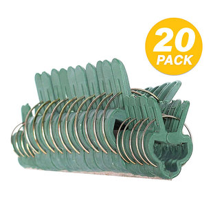 Cross border Green Garden clip 20PCs tomato flower garden Amazon plastic plant fixing clip gardening clip