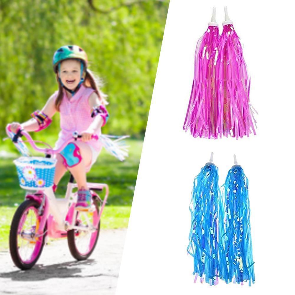 Cross-border Spot Children's Bicycle PE Laser Ribbon Baby Ribbon Princess Handlebar Ribbon