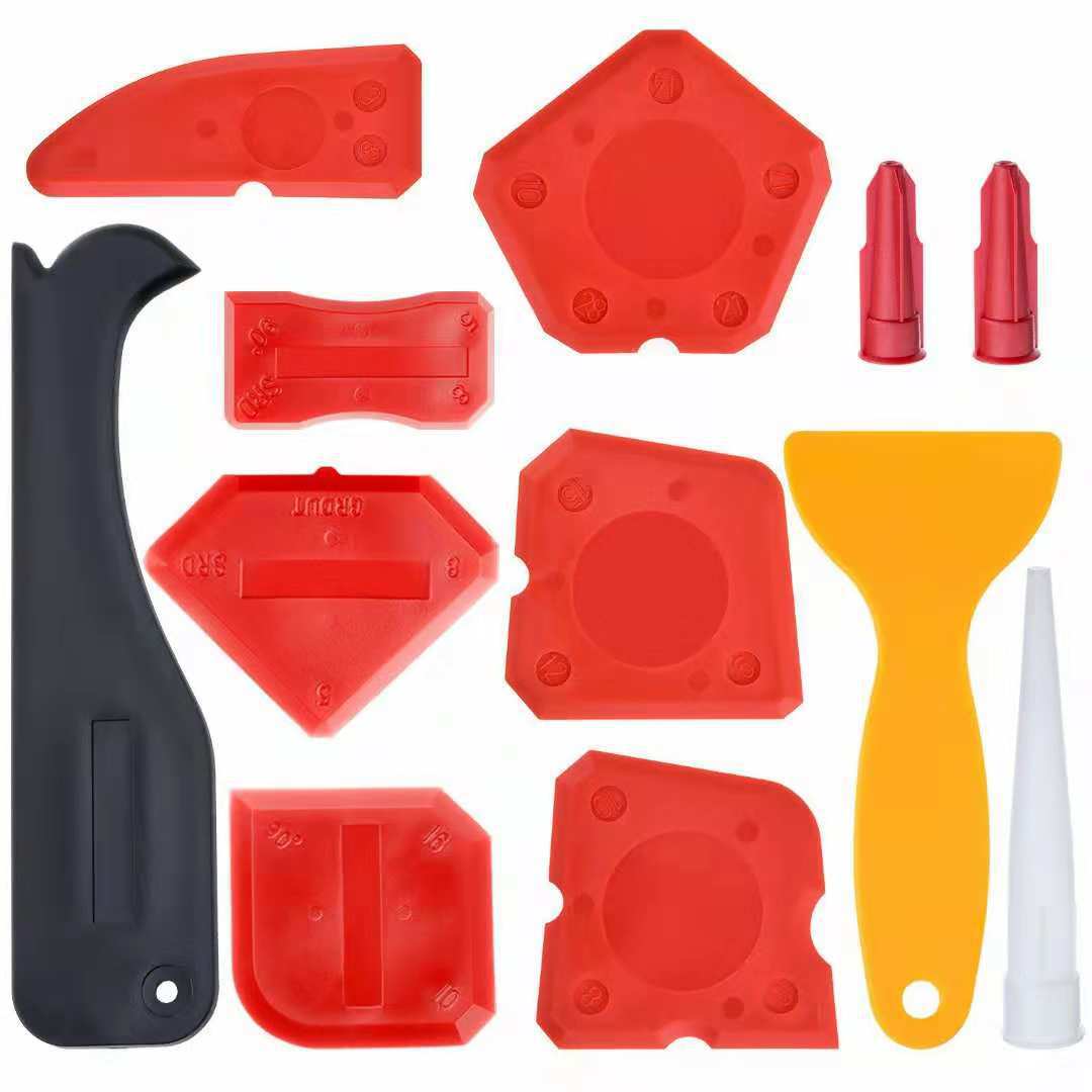6-piece seaming tool set internal corner scraper glass glue shovel cleaning residual glue scraper tool suit combination