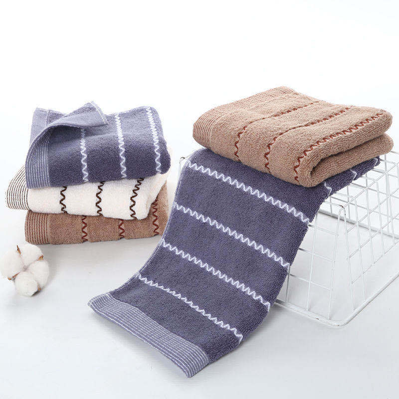 Cotton Towel Adult Household Thickened Absorbent Face Wash Cotton Face Towel Stand Towel Wholesale Gift Return logo