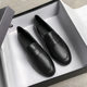 Black Small Leather Shoes Women's British Style 2022 Autumn New Internet Celebrity All-match Flat Shoes Large Size Women's Shoes 41-43