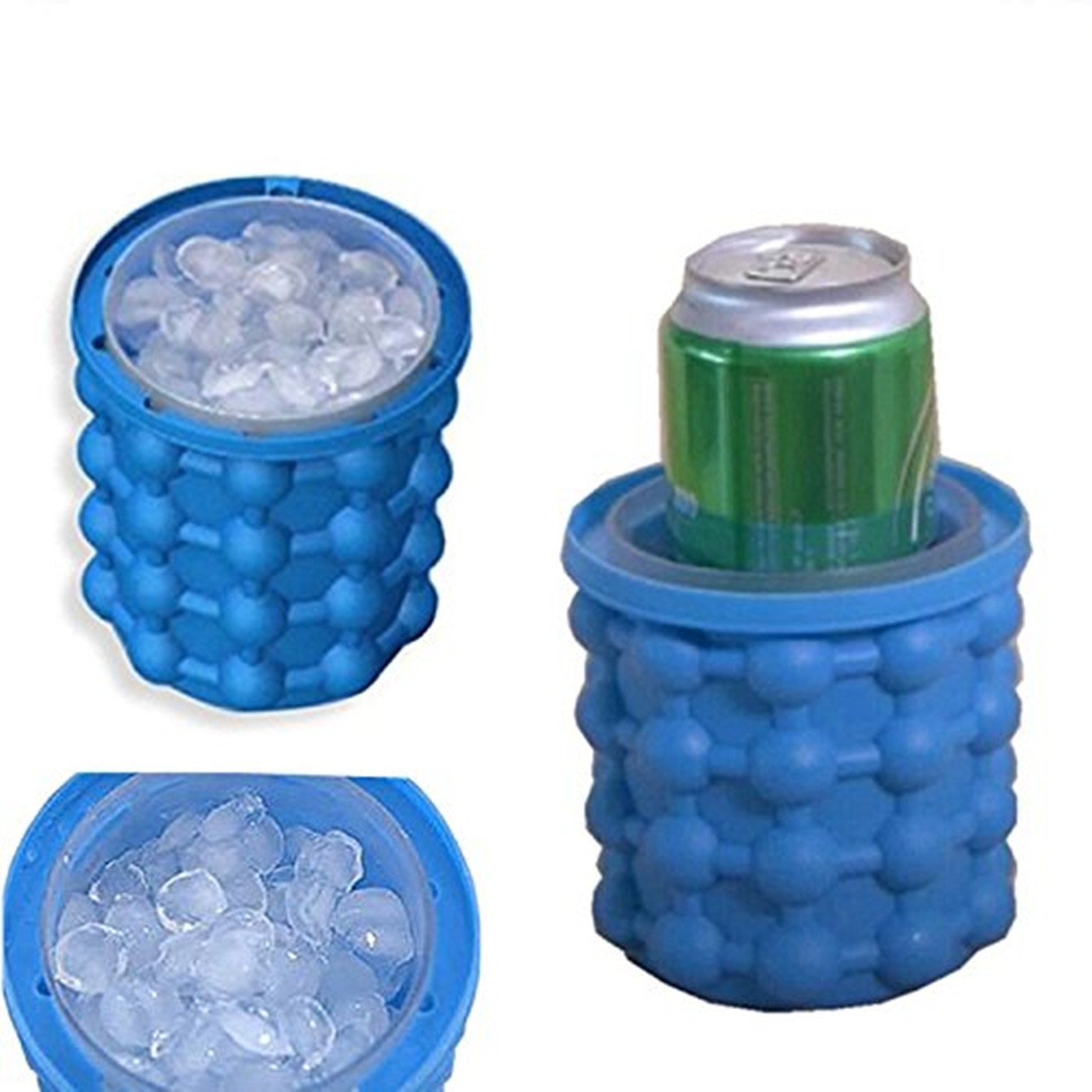 Amazon TV new cross-border ice bucket silicone ice bucket silicone ice maker large ice bucket ice Cup