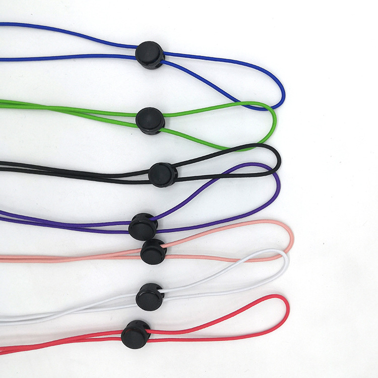 Factory direct sales elastic hat rope mask lanyard rope fisherman hat windproof rope hat windproof rope hat accessories