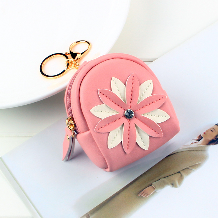 Korean ins New Style Small Wallet Women's Cute Mini Girl Coin Coin Purse Card Bag One Simple Universal