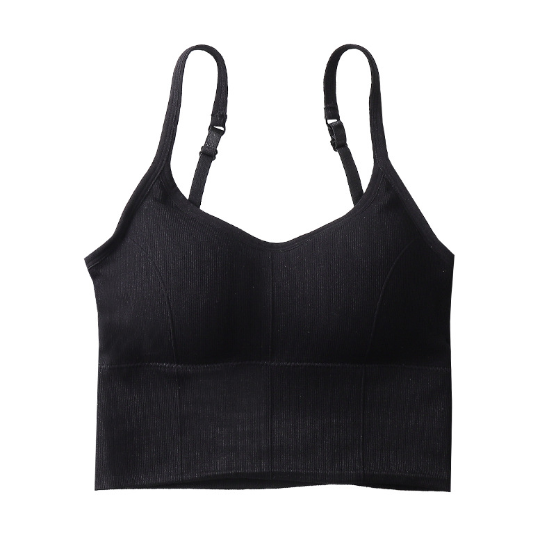 Cyber Celebrity Kaka Same Style Large U-Shaped Beauty Back Sling No Steel Ring Wrap Vest Bra Sports Underwear Women's Plus Fat Edition
