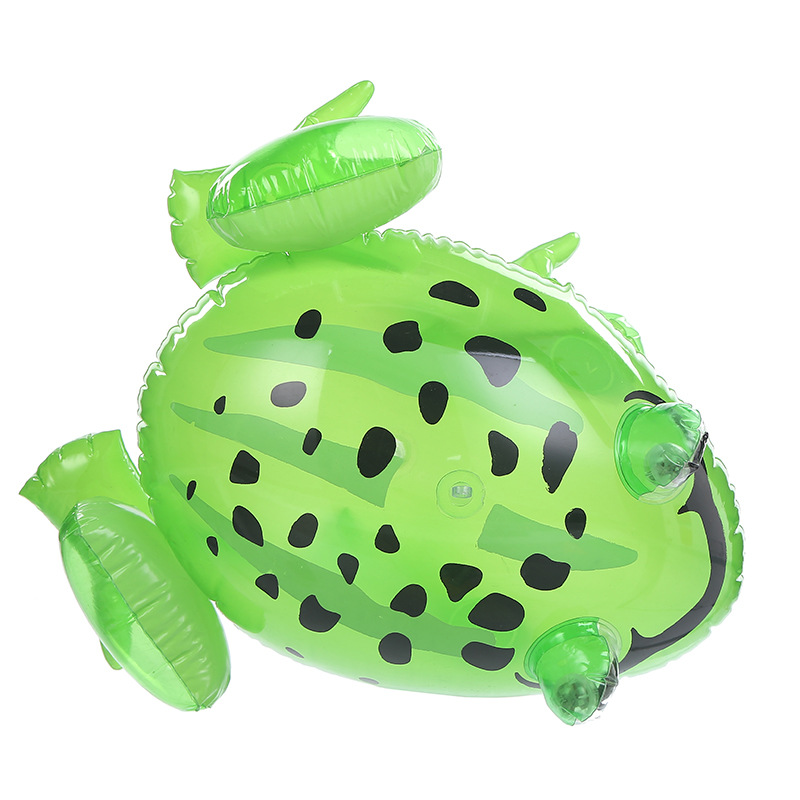 Children's inflatable animal toys children with light with line inflatable PVC material frog night market stall products