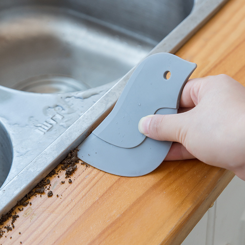 Penguin Soft Scraper Kitchen Multifunctional Scraper Oil Plate Scraping Oil Stains Baking Kitchen Gadgets