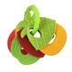 Factory direct baby tooth gum fruit modeling baby silicone tooth gum molar tooth fixer rattle tooth gum