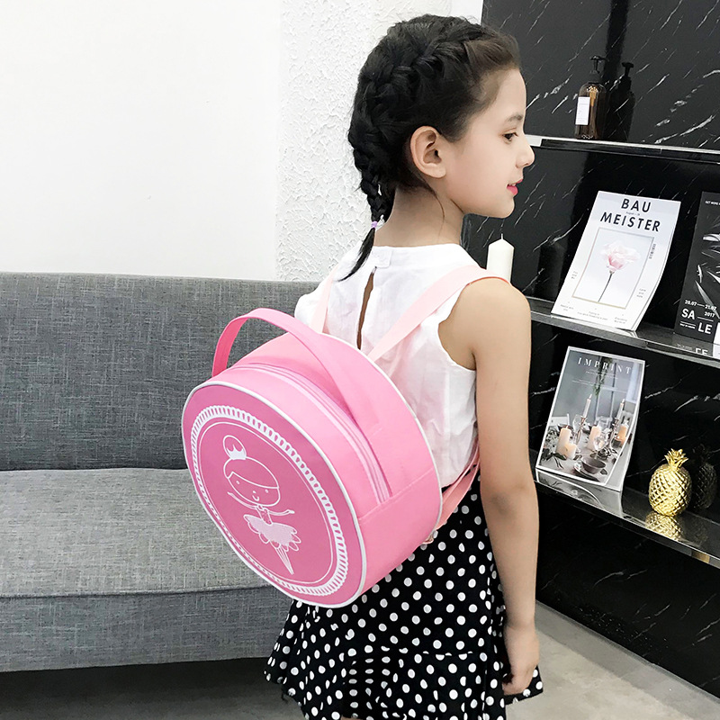 Dance bag children's shoulder dance storage backpack Latin ballet schoolbag printing factory direct dance bag LOGO