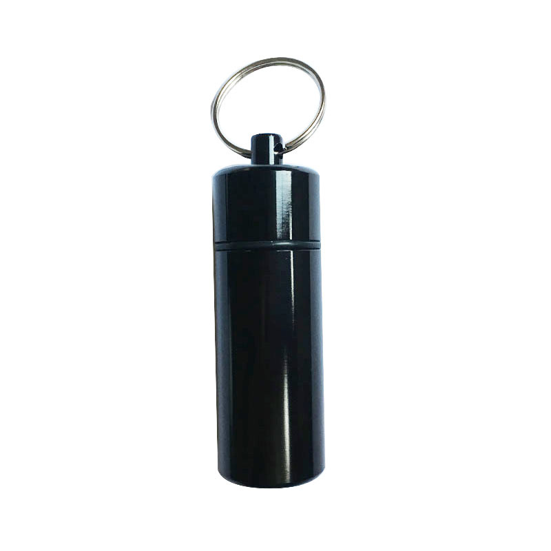 Amazon round aluminum alloy cartridge waterproof sealed metal earplugs aluminum cans small pill box aluminum bottle