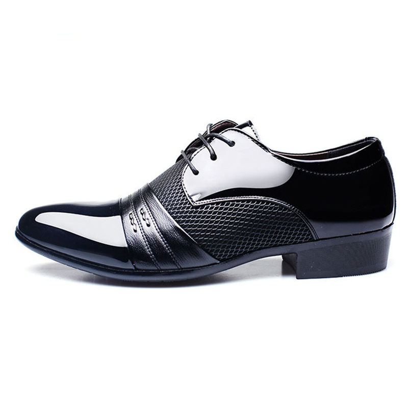 Spring and Autumn new men's business casual cross-border foreign trade plus size leather shoes Korean formal wear Office shoes men's shoes wholesale
