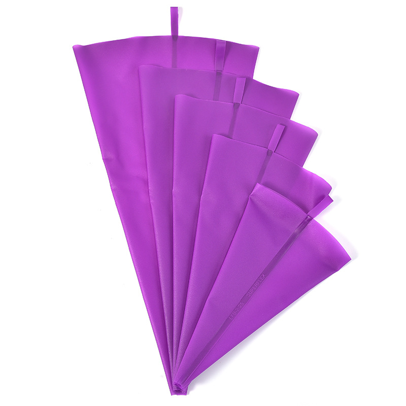 Factory wholesale purple TPU silicone decorating bag cream bag decorating tools baking tools