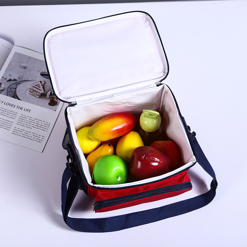 New Modern Simple Shoulder Oxford Cloth Portable Outdoor Insulated picnic Bag Lunch Box Bag Cold Ice Bag