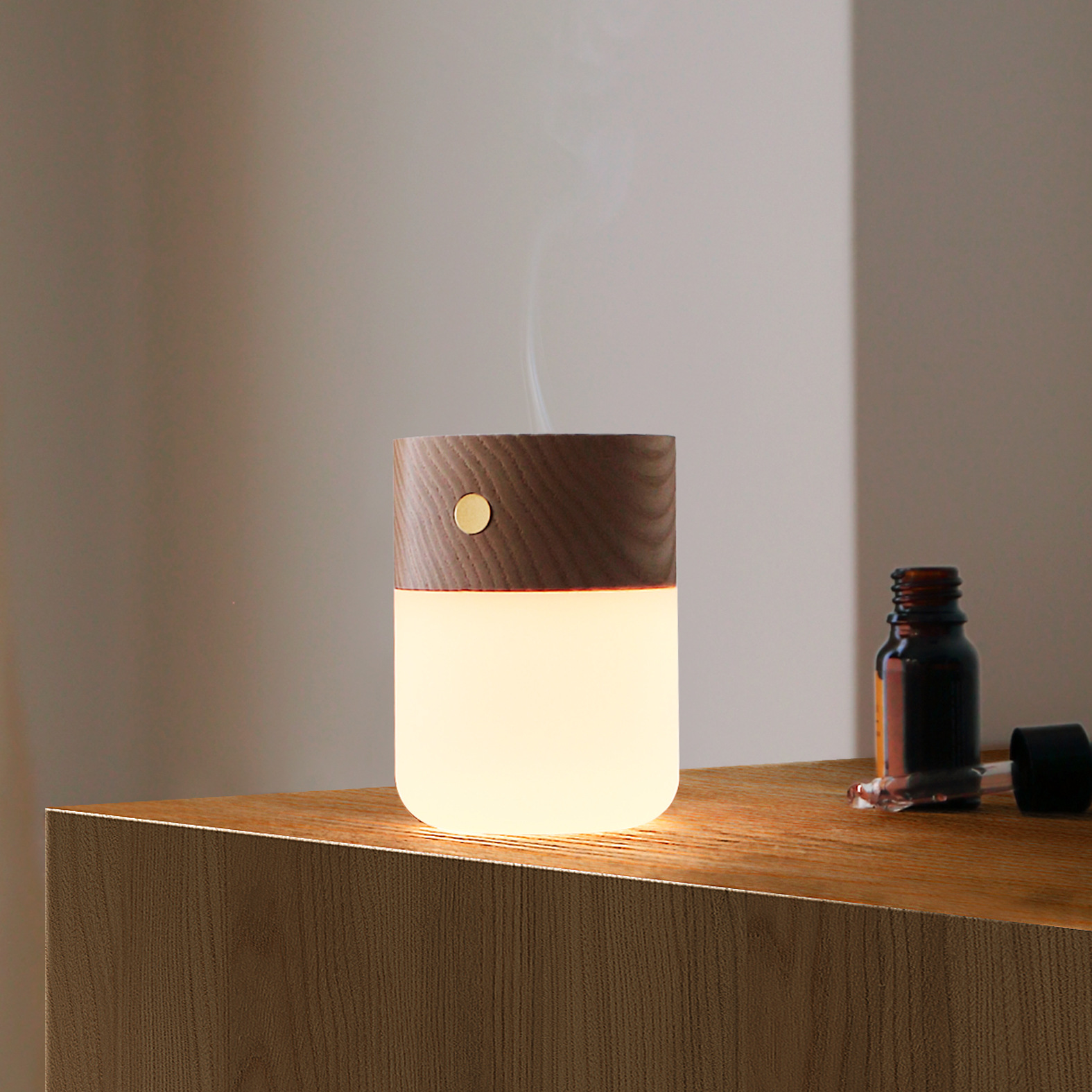 New Creative Aroma Lamp Creative usb Bedroom Atmosphere Bedside Lamp Ornaments Mini Functional Gift Lamp