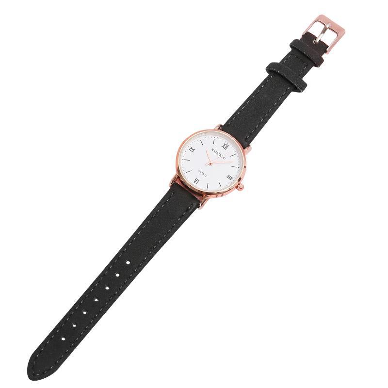 Korean Style Simple Small Fresh Belt Watch Women's Quartz Watch Small Artistic Instagram Preppy Watch Amoy Supply