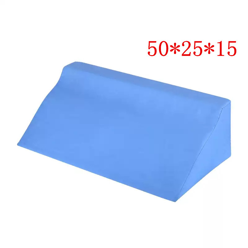 Household paralyzed bedridden patients triangle cushion R-shaped turn-over cushion anti-bedsore care sponge triangle pillow posture cushion