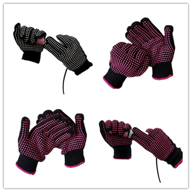 Perm hairdressing gloves high temperature resistant gloves curly hair anti-scald gloves spot selling