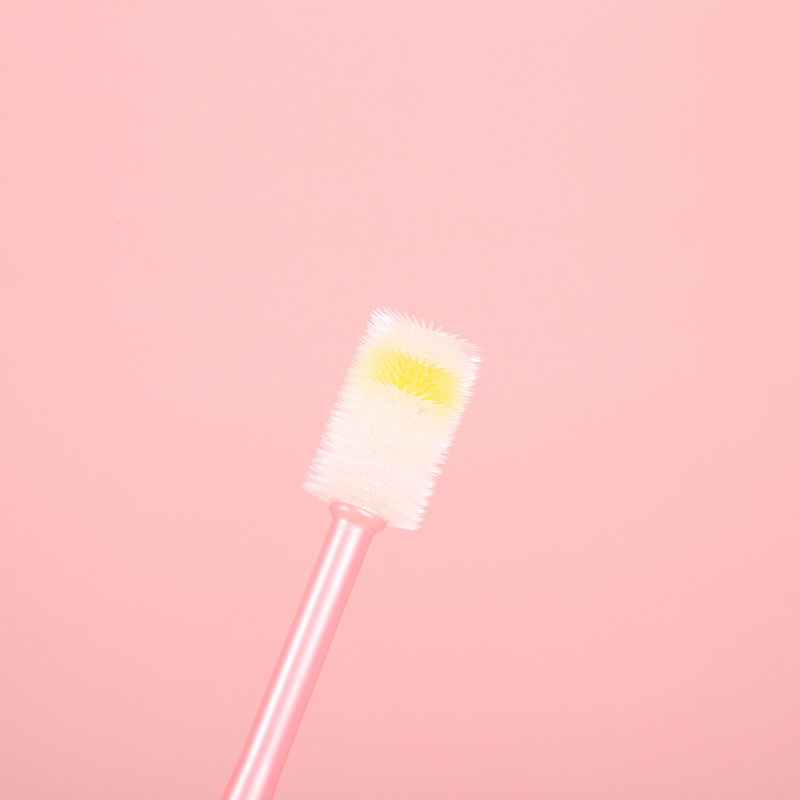 Nano soft bristle toothbrush children 360 degrees rotating soft bristle toothbrush care teeth do not hurt gum nipple toothbrush