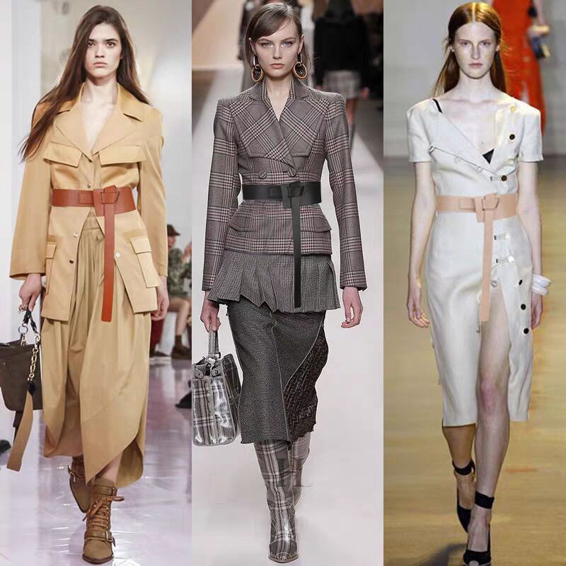 Belt Women's Outer Wear Super Wide Decorative Shirt Coat Matching Skirt Fashion Joker Belt Accessories Factory Outlet
