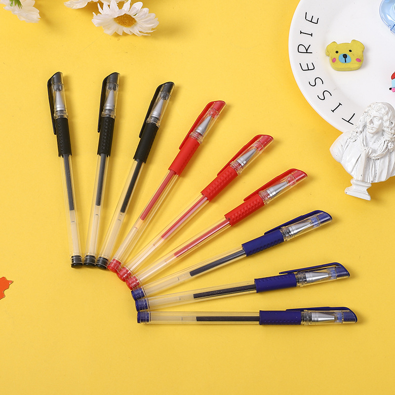 Stall hot sale European standard gel pen 0.5 bullet refill office stationery wholesale student needle head signature pen