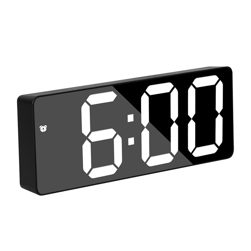 Creative mirror alarm clock multifunctional LED clock cosmetic mirror alarm clock battery plug-in dual-purpose alarm clock 0711-0712