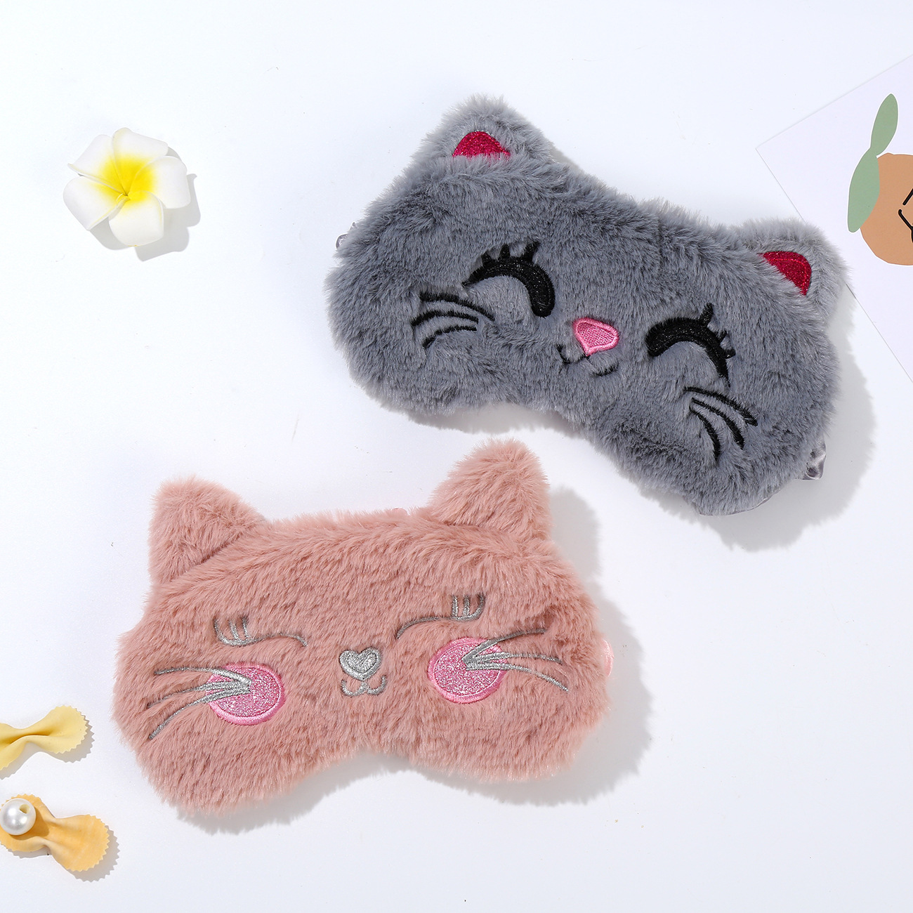 Amazon foreign trade Christmas new sleep eye mask cartoon animal elk shading eye mask wholesale in stock supply