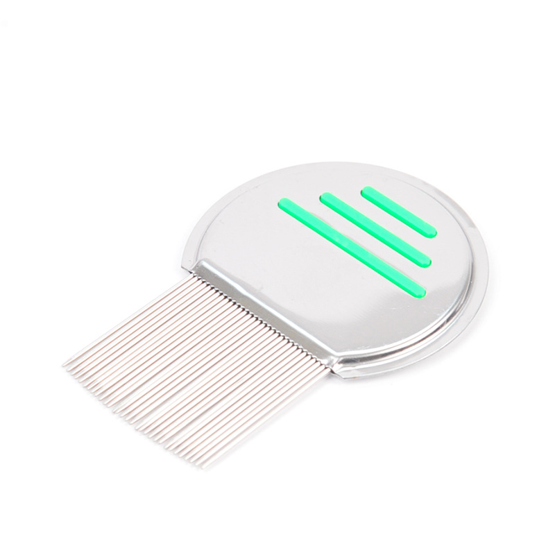 Factory direct dog cat hair comb stainless steel flea cleaning comb pet supplies comb