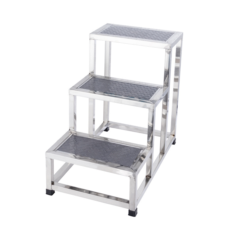 Stainless Steel Foot Stool Indoor Factory Multi-purpose Stairs Step Climbing Platform Ladder Workshop Ladder