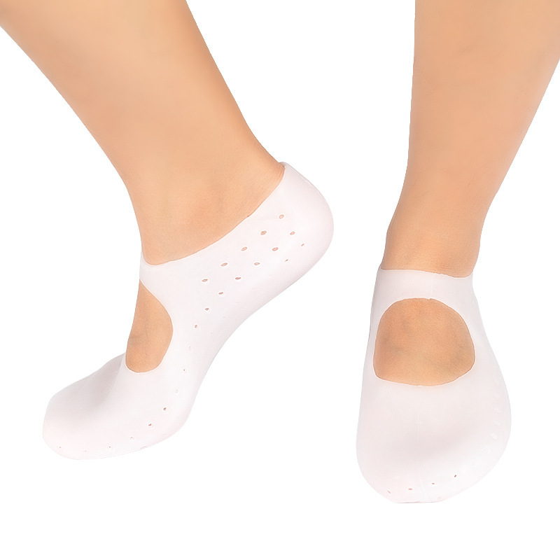 Silicone Boat Socks Foot Cover sebs Breathable Moisturizing Anti-Rift Socks Cover Skin Rejuvenation Foot Protection Socks Cover Full Foot Cover