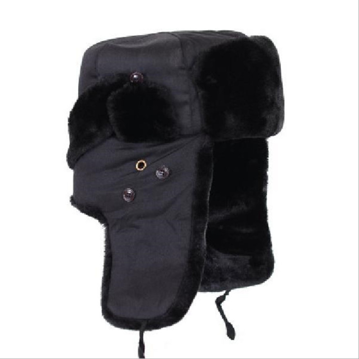 Winter imitation fur Lei Feng cap plus velvet warm earmuffs ski cap outdoor cycling cap Northeast cap