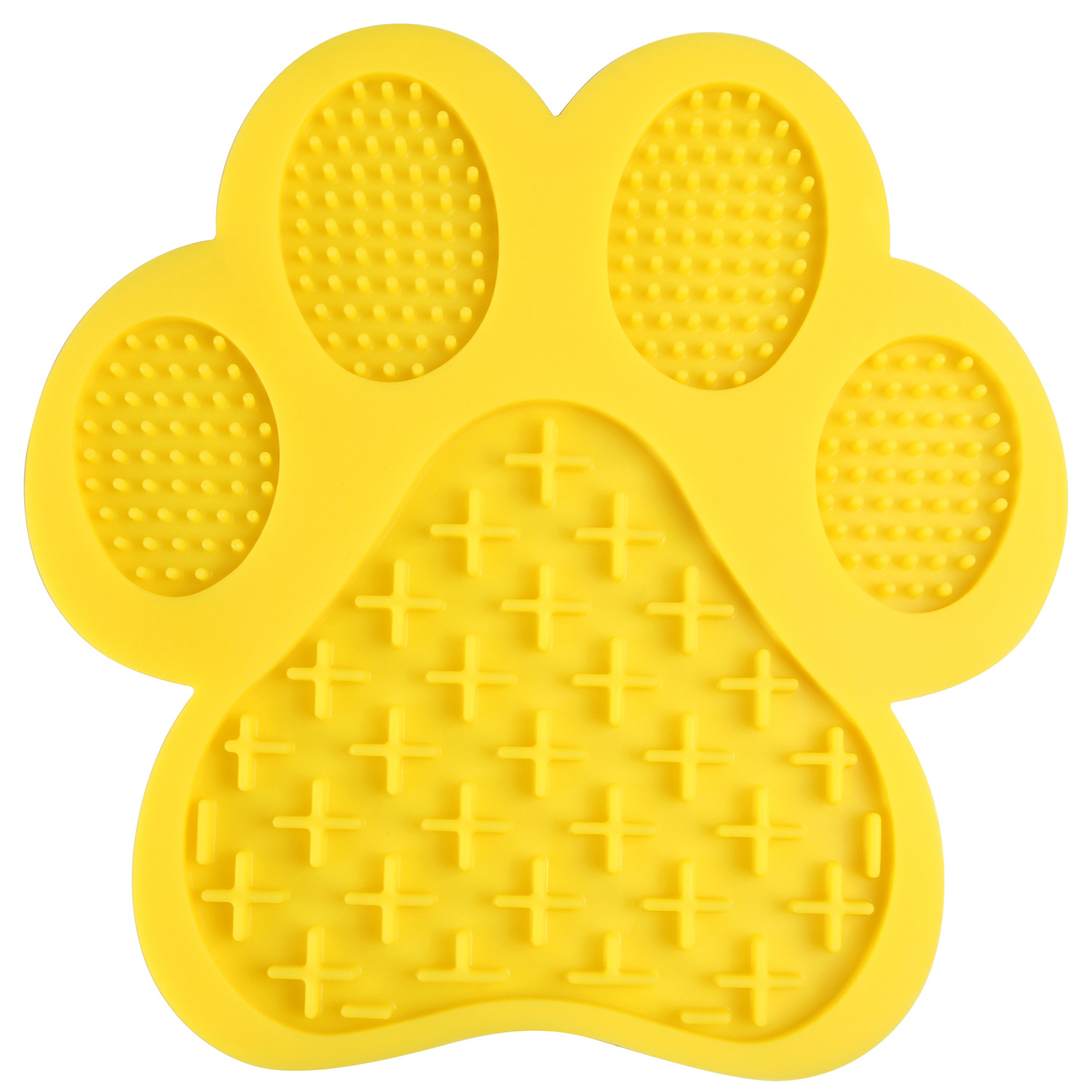 New dog paw silicone pet licking mat pet slow food tray dog bath distraction silicone dog sucker food care training