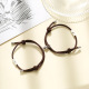 Milan Rope Sun Moon Brown Pair