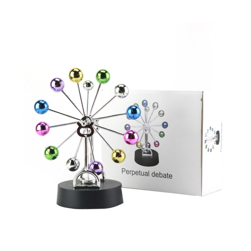 Color ball Ferris wheel permanent motion instrument no swing celestial body model home decoration magnetic ornaments manufacturers