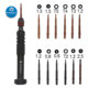 Aluminum alloy screwdriver mobile phone motherboard repair tool one-word triangle five-star cross screwdriver screwdriver head suit
