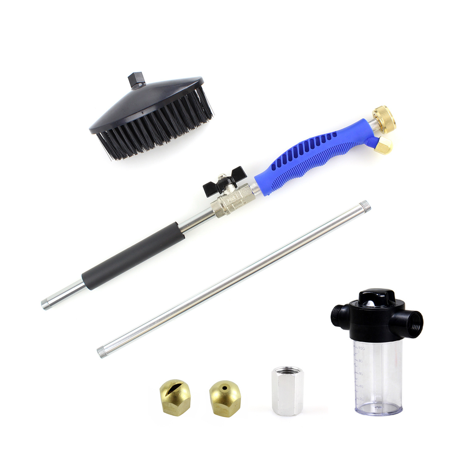 New product detachable household foam water brush car Garden water gun high pressure water gun