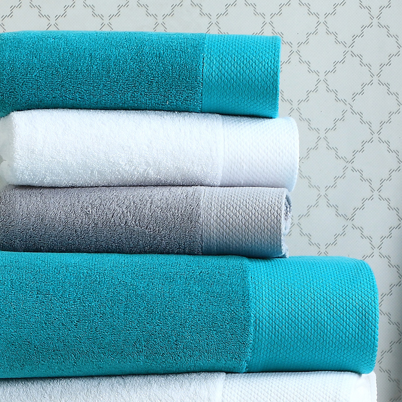 Factory wholesale cotton towel cotton square platinum satin 16 yarn spiral wool cotton towel