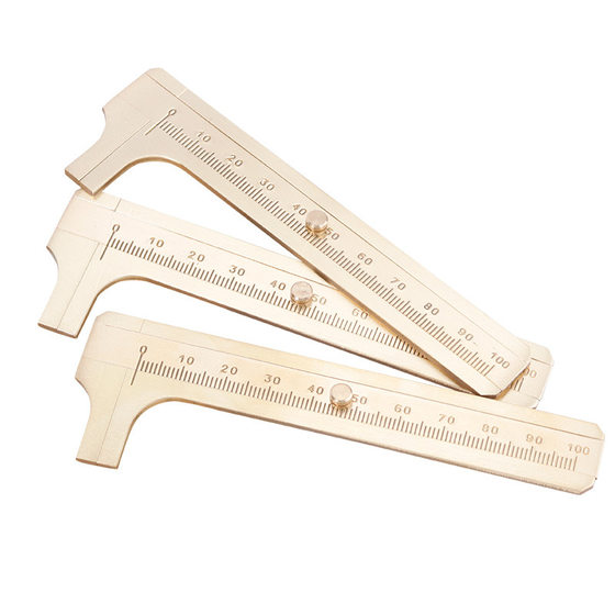 Mini Small Copper Caliper Plastic Vernier Caliper Digital Caliper High Precision Thickness Measuring Ruler Tool Wen Play