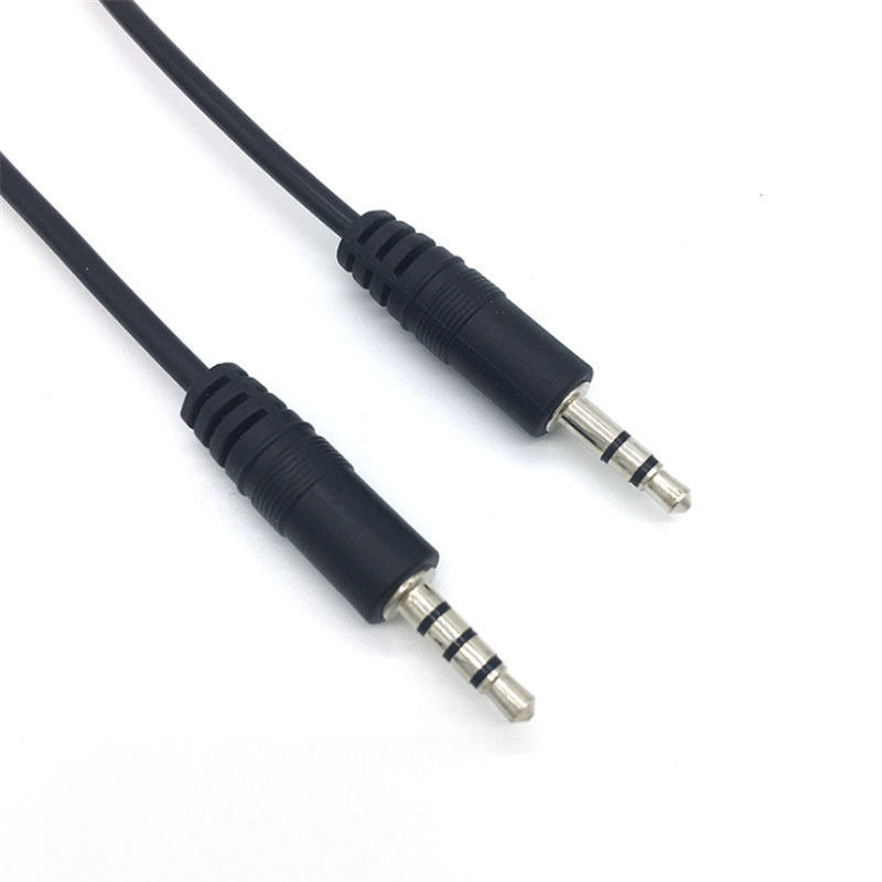 Factory direct supply AUX audio line suitable for car mobile phone computer car audio cable to the recording line with the machine line