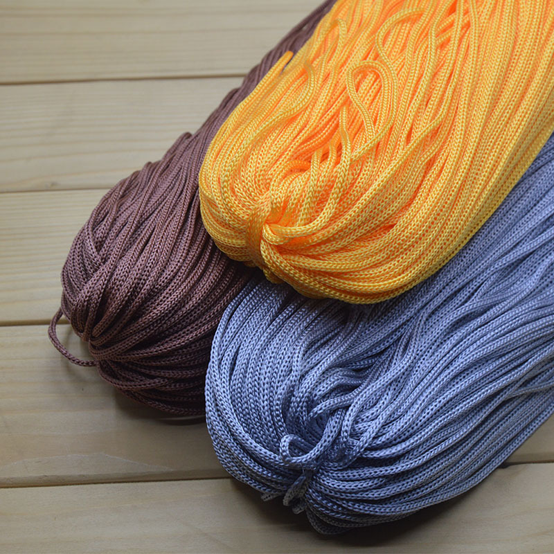 New Light Body Thick Ice Silk Braided Material Hook Hat Gook Bag Ribbon Line Upgrade Ice Silk Line Braided Hat Line