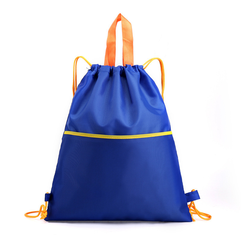 Waterproof Polyester Drawstring Pocket Custom Logo Basketball Drawstring Backpack Outdoor Fitness Storage Drawstring Bag