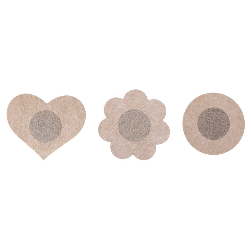 Cross-border Disposable Breast Sticker Non-imitation Cloth Breast Sticker Sade Lace Anti-bump Invisible Breathable Anti-running Light Sticker Chest Sticker