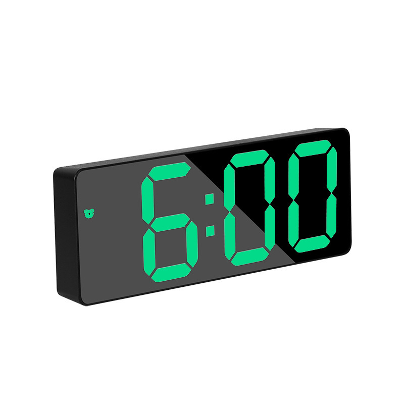 Creative mirror alarm clock multifunctional LED clock cosmetic mirror alarm clock battery plug-in dual-purpose alarm clock 0711-0712