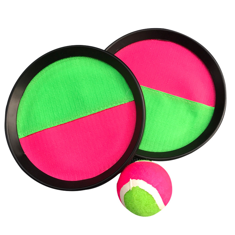 Sensory system training equipment children's toys stick target tray outdoor parent-child interaction throwing ball suction cup ball throwing stick racket
