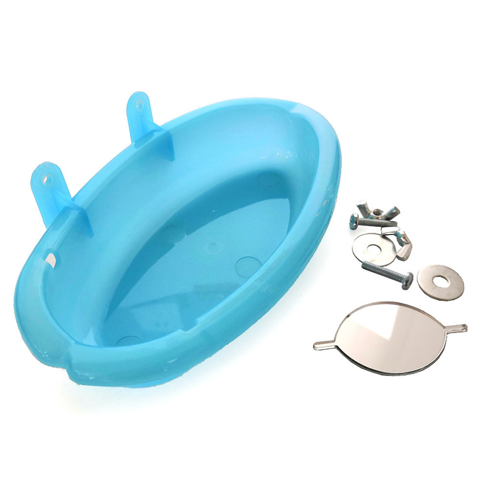 With mirror bird bath basin little parrot peony tiger skin bath basin food box