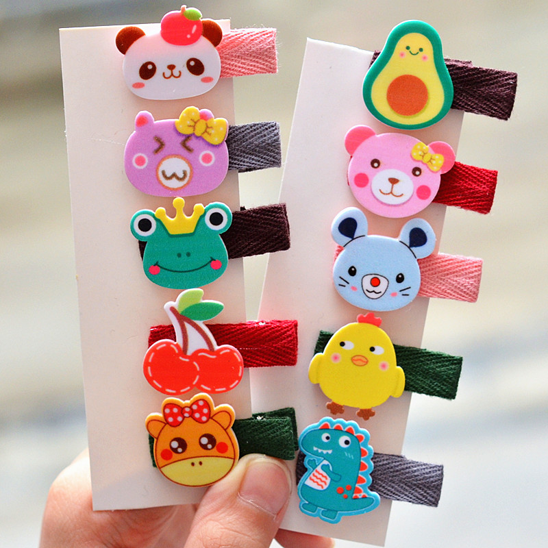 Children's Hair Clip Baby Girl Hair Accessories Clip Headwear Side Clip Set Korean Princess Baby Clip Girl Hair Clip